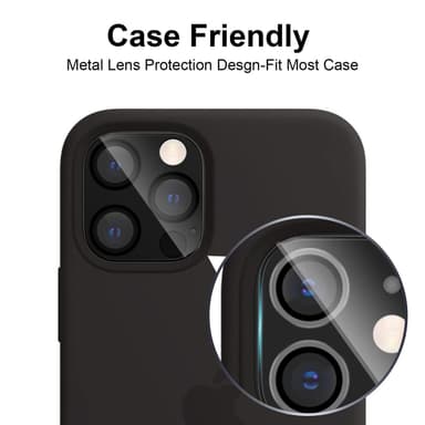 Fulldekkende linsedeksel for iPhone 13 Pro / 13 Pro Max Black