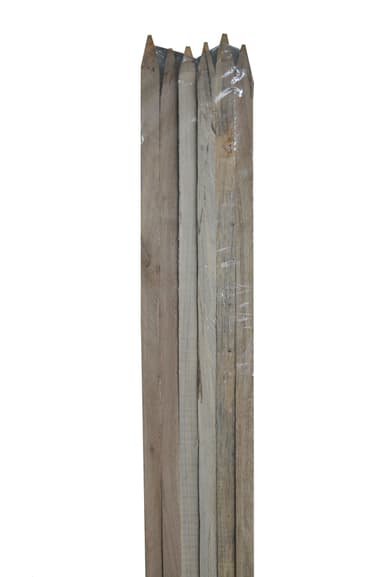 Blomsterpinnar i hardwood – 120 cm – 5 st.