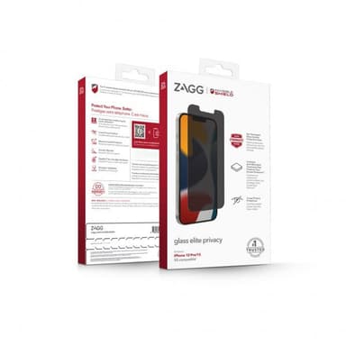 Zagg iPhone 14/13/13 Pro Glass Elite Privacy skjermbeskytter
