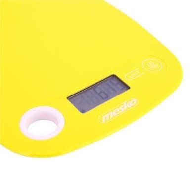 Mesko Kjøkkenvekt MS 3159y Maksimal vekt (kapasitet) 5 kg, Gradering 1 g, Displaytype LCD, Gul