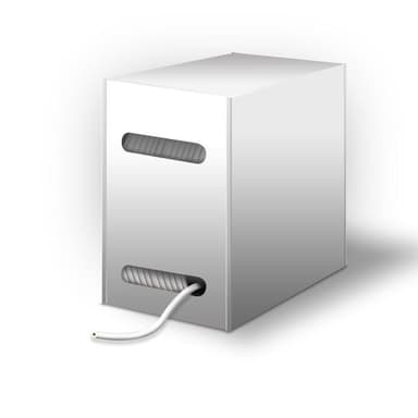 Goobay CAT 6 nettverkskabel, S/FTP (PiMF), hvit