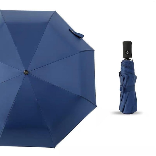 Paraply Automatisk Stor størrelse Blå
