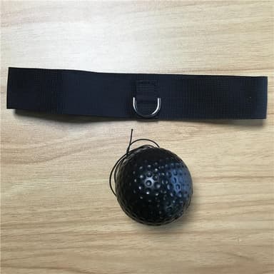 Boxball med pannebånd 2 deler Sort