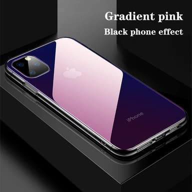 Deksel til iPhone 11 Pro - gjennomsiktig / rosa