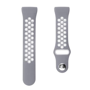 Fitbit Charge 3/4 armbånd silikon grå / hvit (L)