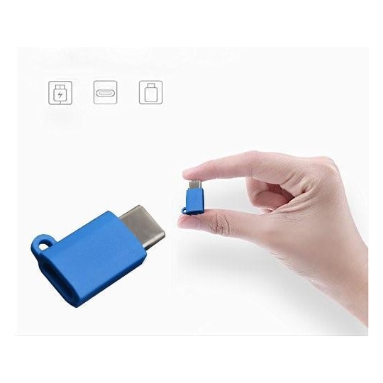 Superrask adapter USB C til USB 3.0 Blue