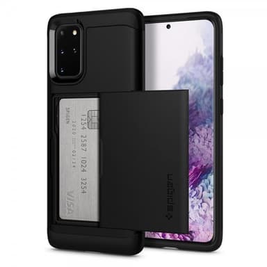 Spigen Samsung Galaxy S20 Plus Deksel Slim Armor CS Svart