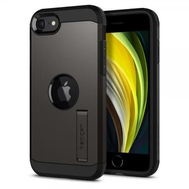 Spigen iPhone 7/8/SE Deksel Tough Armor Gunmetal