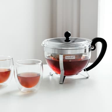 Bodum Tekanne med metallokk og filter i rustfritt stål CHAMBORD 1.3 L