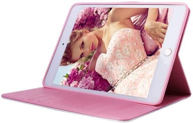 iPad Air / 2 / 9,7 "deksel Pink / White Cat-motiv