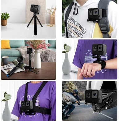 Silikonetui og tilbehør til GoPro Hero 8 Black