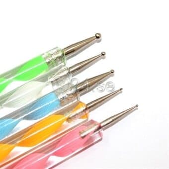 5 stk Dotting Tool Neglepenner for design