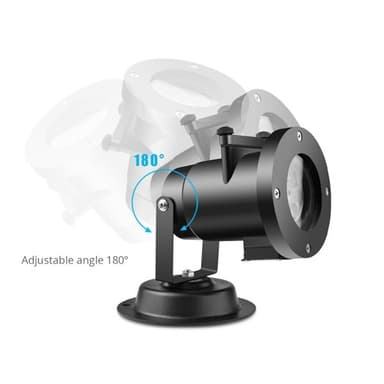 Projektorlampe til husvegg / Fasadebelysning