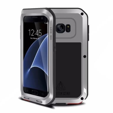 LOVE MEI Powerful Samsung Galaxy S7 Edge (SM-G935F)  - Sølv
