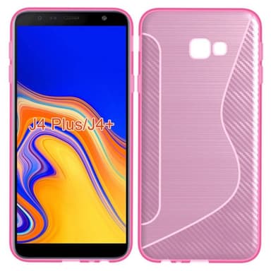 S Line silikondeksel Samsung Galaxy J4 Plus (SM-J415F)  - Rosa