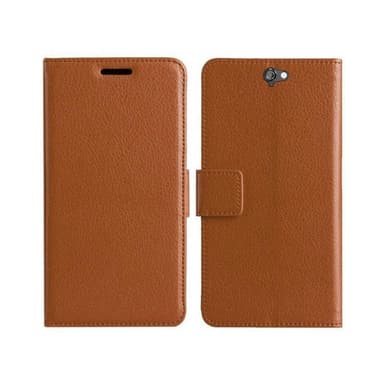 Lommebokdeksel 2-kort HTC ONE A9  - brun