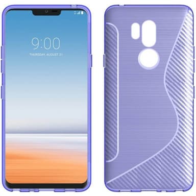 S Line silikondeksel LG G7 ThinQ (G710EM)  - lilla