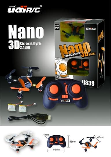 UDI Nano - Quadrocopter RTF 2.4G