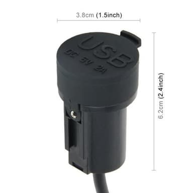 USB Uttak Motorsykkel 2XUSB