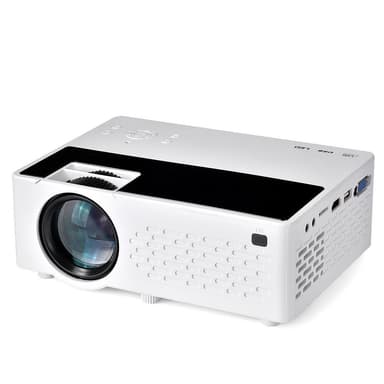 INF Lydløs LCD-projektor 800x480P Hvit
