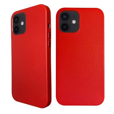 Skinndeksel designet for å fungere med MagSafe til iPhone 12 - Red