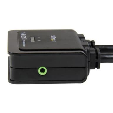 StarTech.com SV211HDUA, 1920 x 1200 piksler, Svart