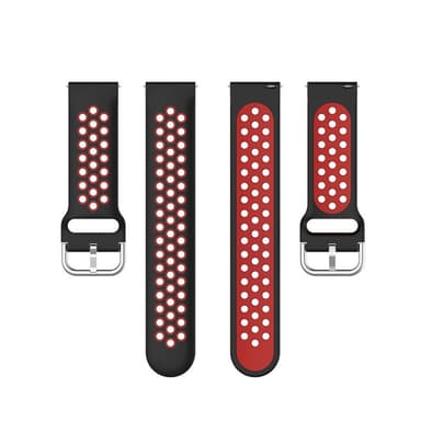 EBN Sport armbånd Samsung Galaxy Watch 4 (40mm) - Svart/Rød
