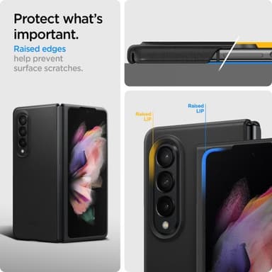 Spigen Samsung Galaxy Z Fold3 Deksel Enzo Svart