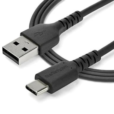 StarTech.com RUSB2AC1MB, 1 m, USB A, USB C, USB 2.0, 480 Mbit/s, Svart
