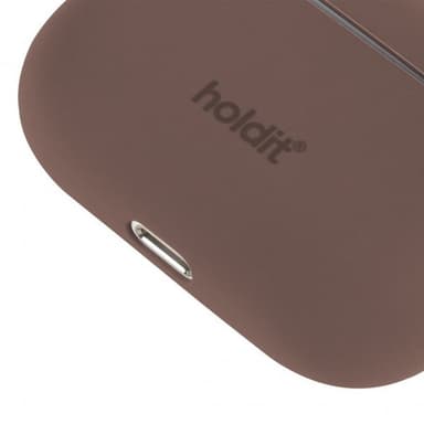 holdit AirPods Pro/AirPods Pro 2 Deksel Silikon Dark Brown