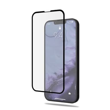 Temperert skjermbeskyttelse med svart ramme til iPhone 13 Pro Max