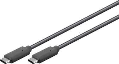 Goobay 38873 USB-C-kabel (USB 3.2 generasjon 2x2, 5A) Svart