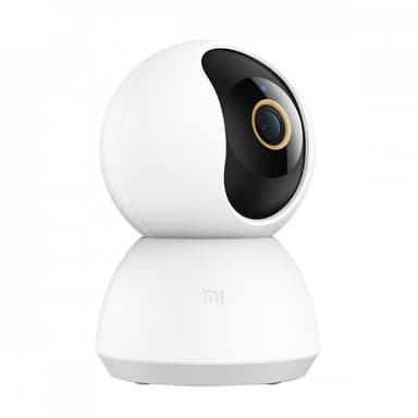 Xiaomi Mi 360 ° Home Security Camera 2K Fullkryptert dataoverføring  AES-128-kryptering via skyen  , H.265, Micro SD, Max. 32 GB, 110 °, Veggfeste