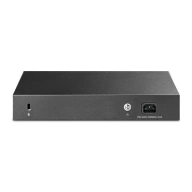 TP-LINK SafeStream Gigabit Multi-WAN VPN-ruter ER7206 10/100/1000 Mbit/s, Ethernet LAN (RJ-45)-porter 1× Gigabit SFP WAN-port, 1× Gigabit RJ45 WAN-port, 2x Gigabit RJ45 Gigabit-porter 2× WAN/L