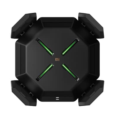 Xiaomi Tri-Band trådløs Wi-Fi 6 ruter Mi AX9000 802.11ax, 4804+2402+1148 Mbit/s, 10/100/1000/2500 Mbit/s, Ethernet LAN (RJ-45) porter 5, MU-MiMO Ja, Antennetype Ekstern/Intern, 1 x USB 3.0