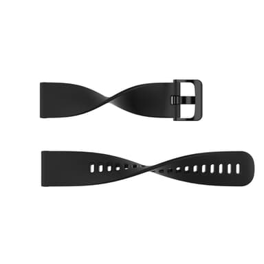 Klokkearmbånd som er kompatibelt med Polar Vantage M Silicone Black