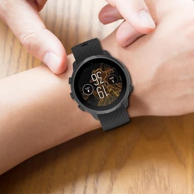 Suunto 7/9/9 baro / D5 armbånd silikon Svart