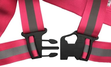 Refleksvest / sele rosa