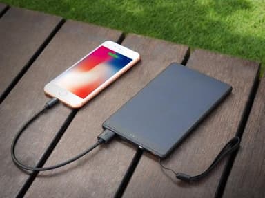 10 000 mAh Urban Solar PowerBank, svart