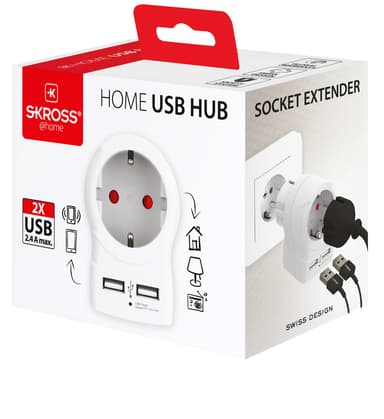 SKross Europa til Europa Home USB hub 3310002