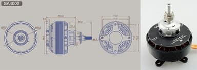 Dualsky GA4000.7 180KV 700g 35-40cc