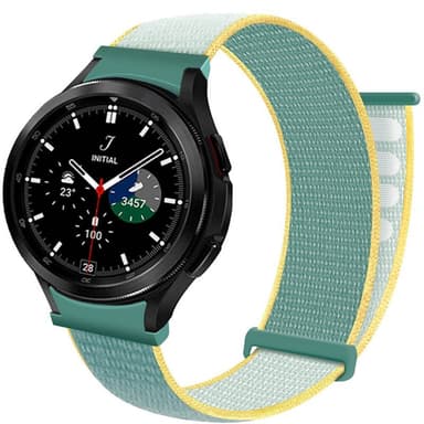 Nylon armbånd No-Gap Samsung Galaxy Watch 4 Classic (46mm) - Sunshine