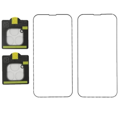 Skjermbeskytter / linsedeksel iPhone 13 Pro Max herdet glass 2 + 2