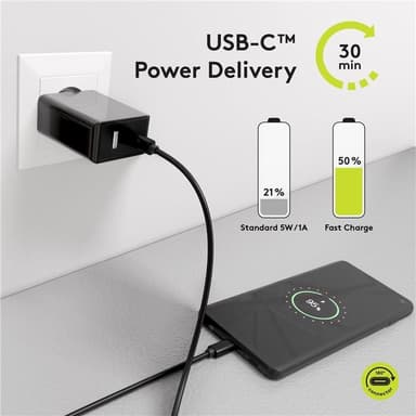 Goobay USB-C™ PD lade- og synkroniseringskabel 100 W