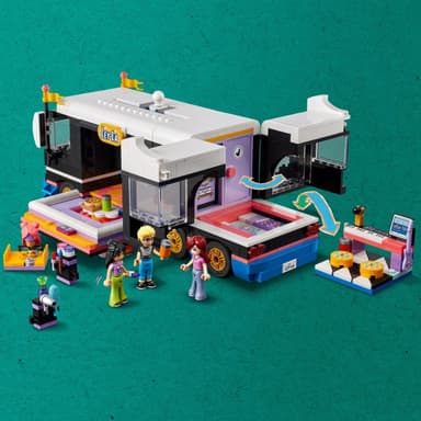 LEGO Friends 42619 Pop Star Music Tour Bus Elkjop Elkjop