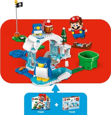 LEGO Super Mario 71430 Penguin Family Snow Adventure Expansion Set Elkjop Elkjop
