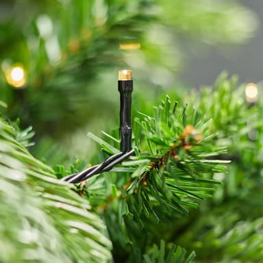 Nedis Julebelysning | Streng | 48 LED's | Varm Hvit | 3.60 m | Lyseffekter: 7 | Innendørs eller utendørs | Batteri drevet