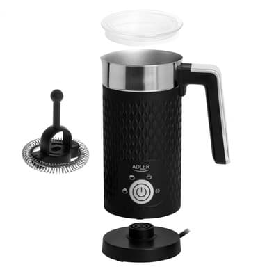 Adler AD 4494 b Milk Frother - frothing and heating, Black