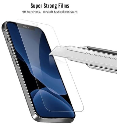 Mr Yes Skjermbeskytter i herdet glass med full dekning for iPhone 12 Mini