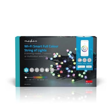 Nedis SmartLife Julelys | Streng | Wi-Fi | RGB | 42 LED's | 5.00 m | Android™ / IOS